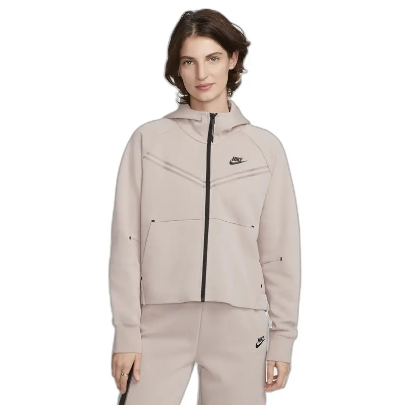 Felpa donna Nike Tech Fleece Windrunner Marron