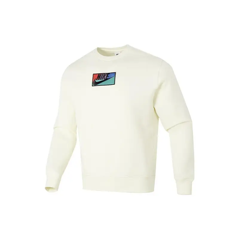 Felpa Girocollo con Stampa di Lettere Nike Uomo Top FB8436-113 XXL