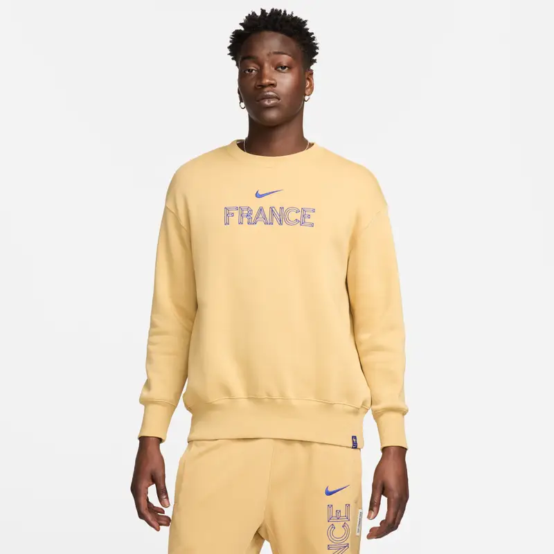 Felpa girocollo da donna France Phoenix Fleece 2024 Doré