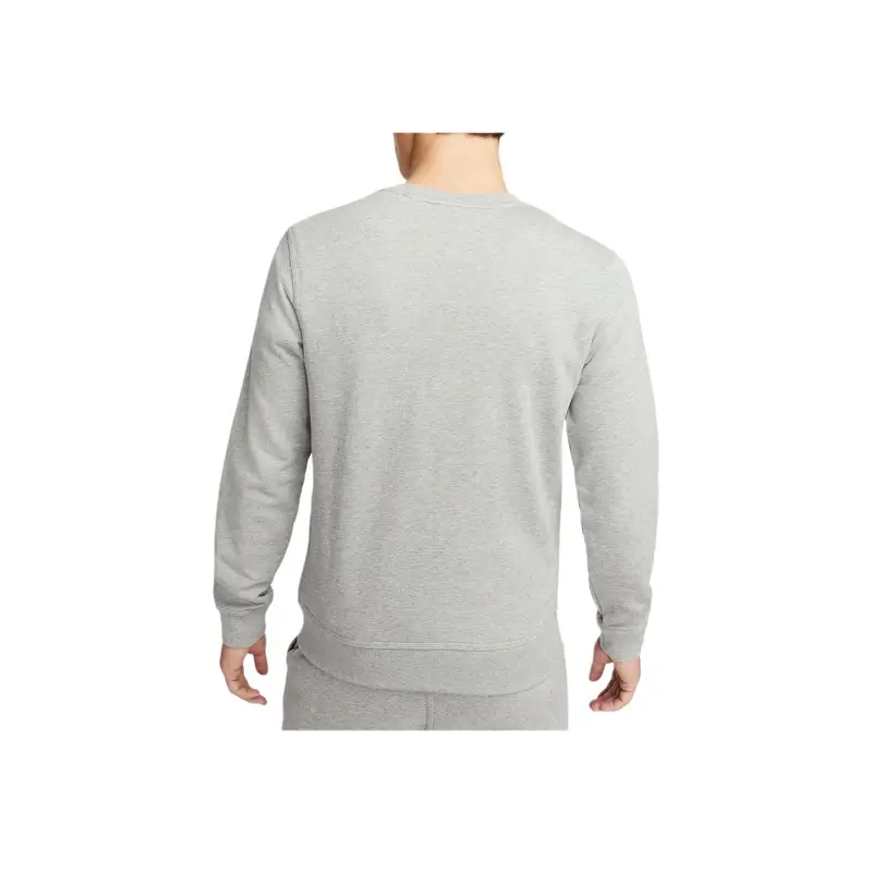 Felpa Girocollo Manica Lunga in French Terry Nike Club Fleece Uomo Felpa Grigio Scuro 637903-063 L miniatura 5