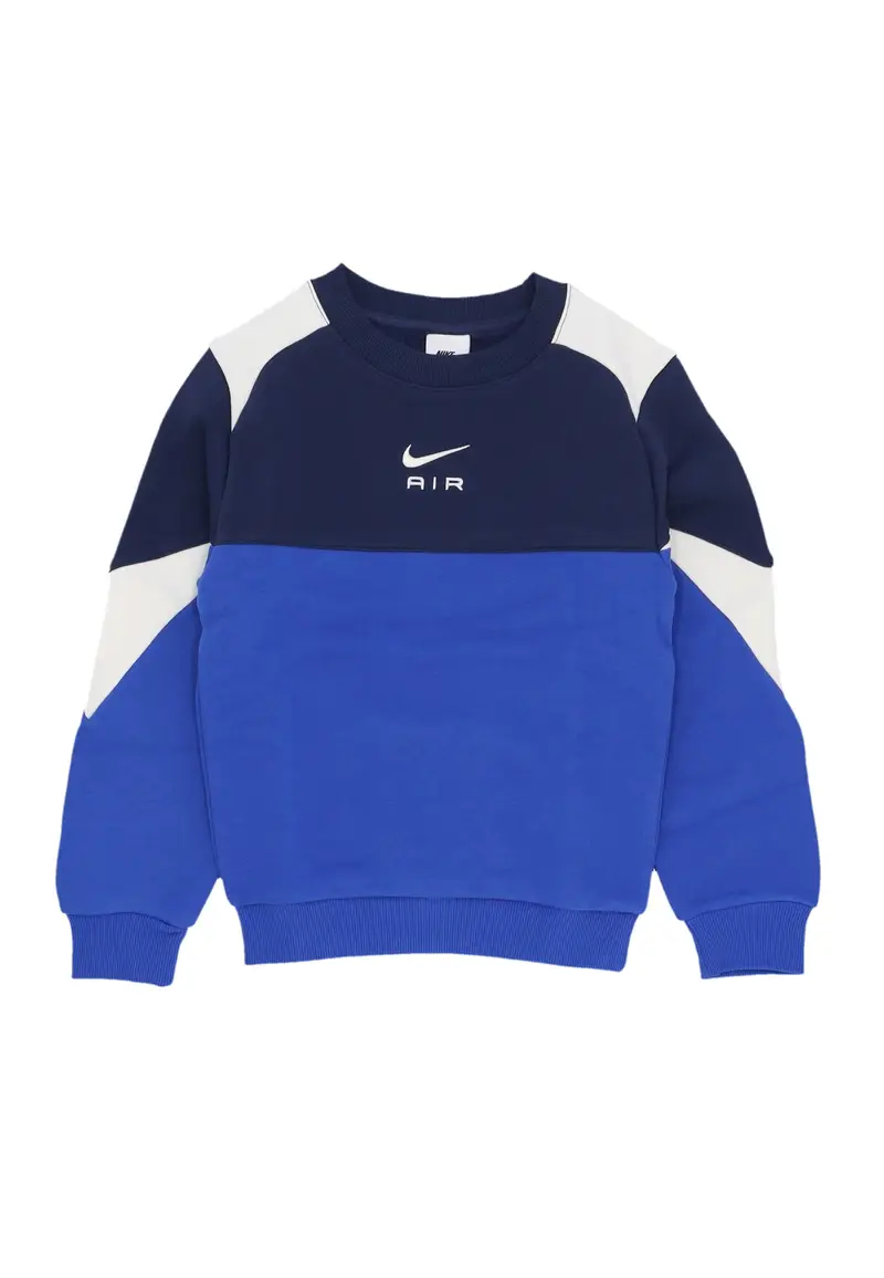 Felpa Girocollo Ragazzo Air Crewneck Game Royal/midnight Navy/sail/sail