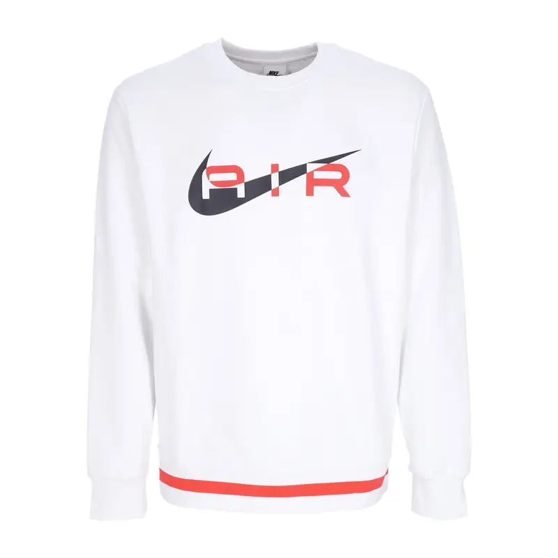 Felpa Girocollo Uomo Air Crew Fleece Bb Summit White