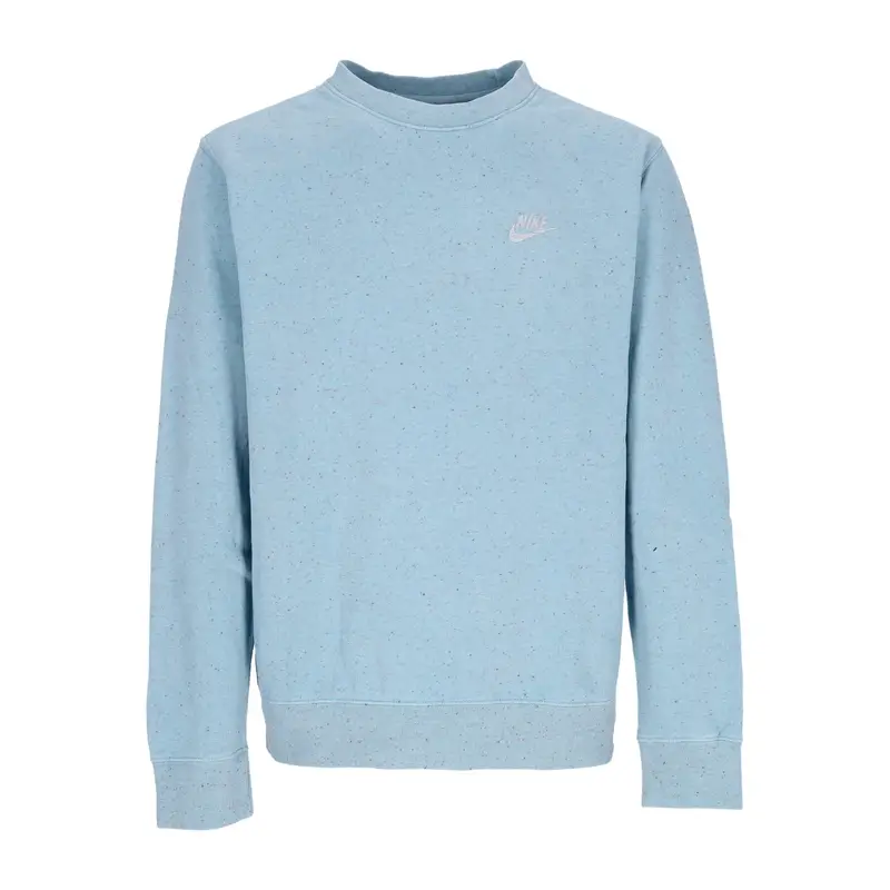 Felpa Girocollo Uomo Club+ Bb Crew Revival Baltic Blue