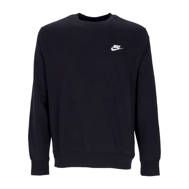 Felpa Girocollo Uomo Club Crew Bb Black/white