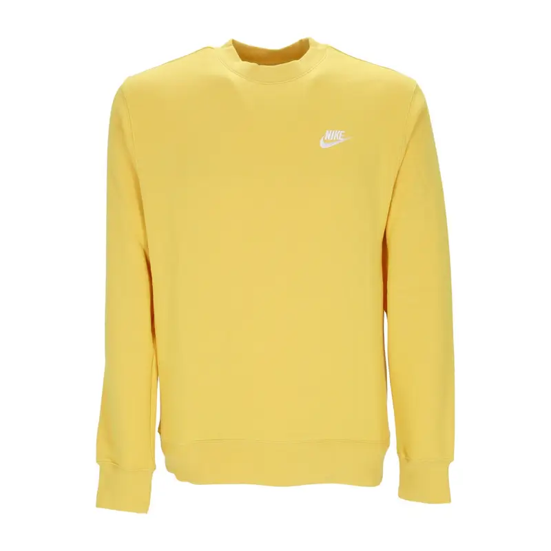 Felpa Girocollo Uomo Club Crew Bb Vivid Sulfur/white