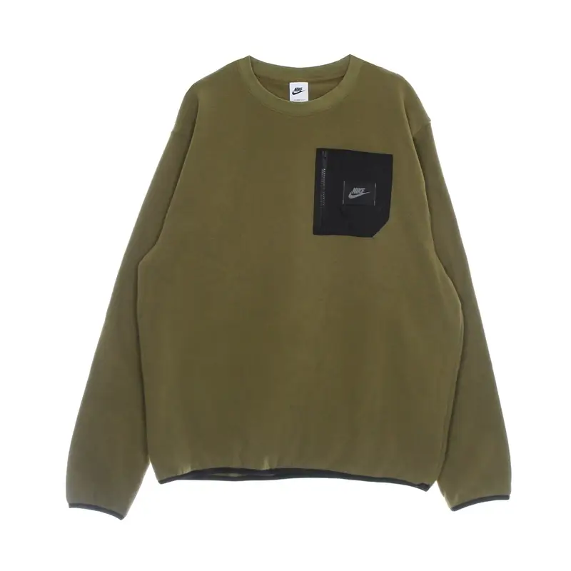 Felpa Girocollo Uomo Sportswear Spu Therma-fit Polar Fleece Crew Hazel Rush/black/black