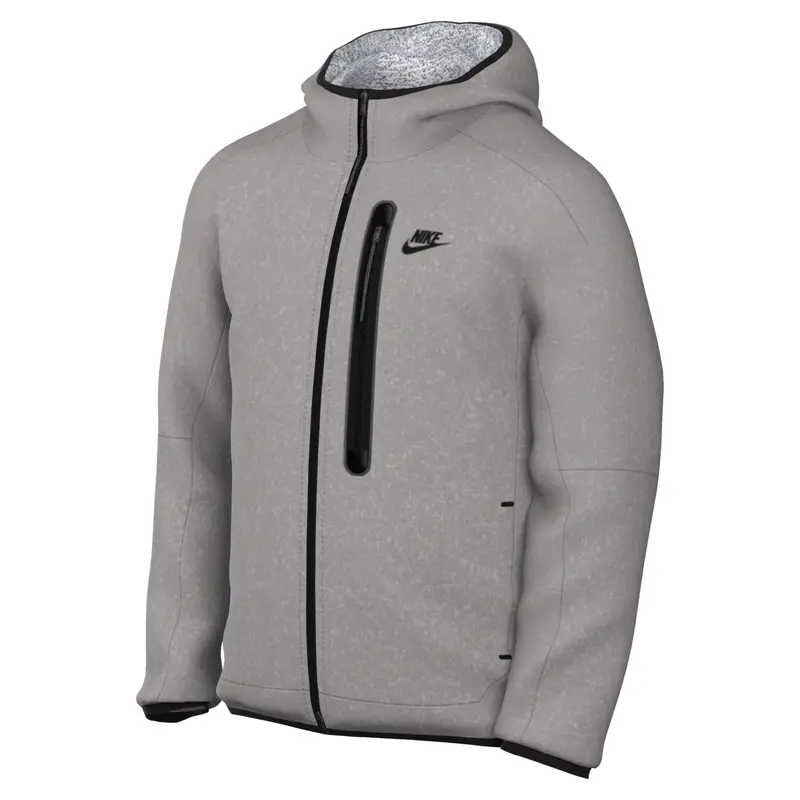 Felpa in pile con cappuccio e zip Nike Winter Gris