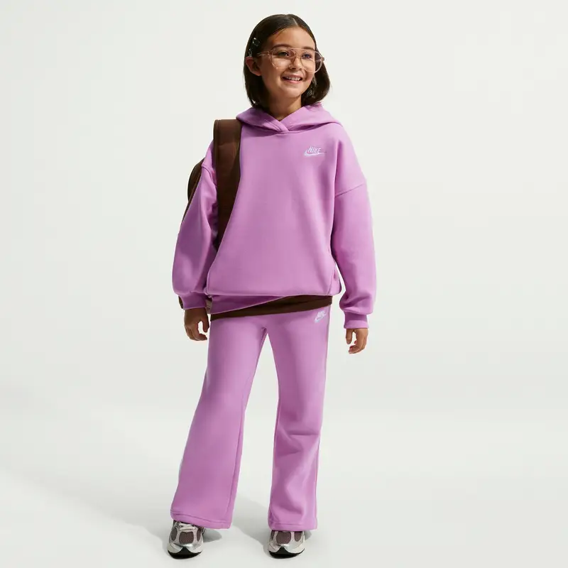 Felpa in pile con cappuccio per bambini Nike Rose