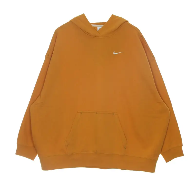 Felpa Leggera Cappuccio Donna Sportswear Swoosh Fleece Hoodie Light Curry/pearl White/desert Ochre