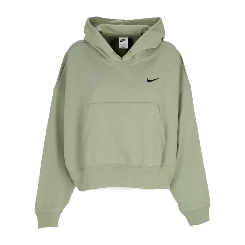 Nike Maglia Leggera Cappuccio Donna Verde Oliva