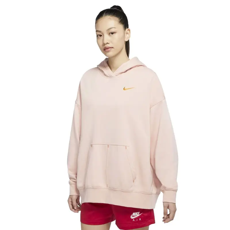 Felpa Logo Swoosh Rosa Donna S
