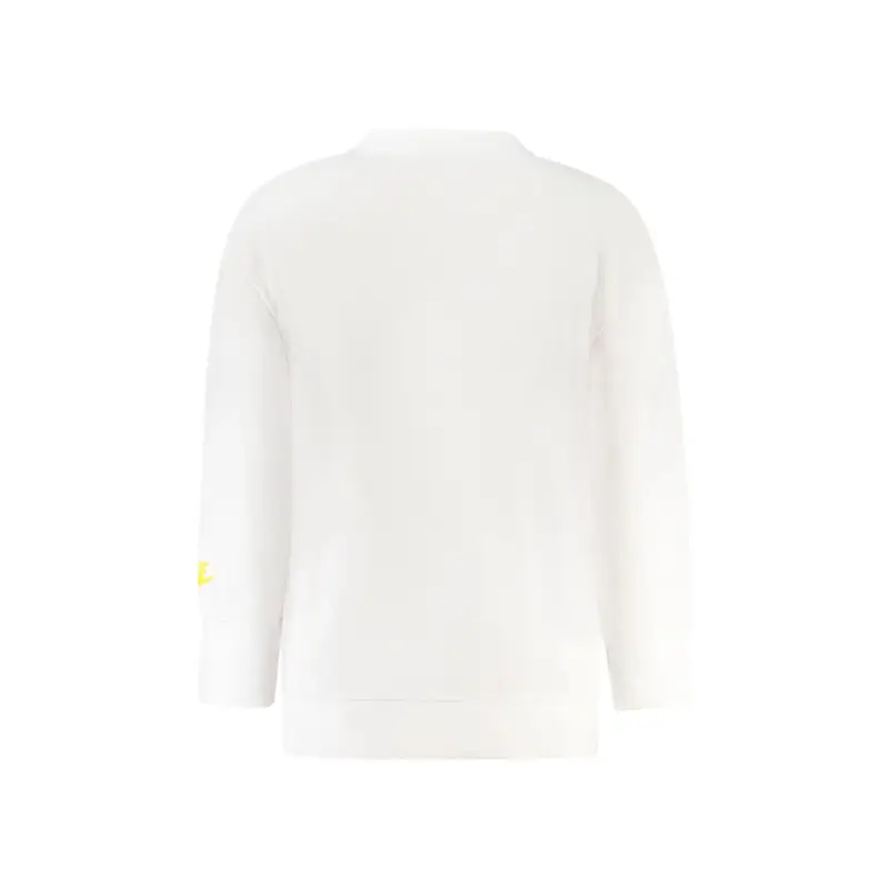 Nike Maglia Maniche Lunghe Unisex Bianca con Ricamo miniatura 2