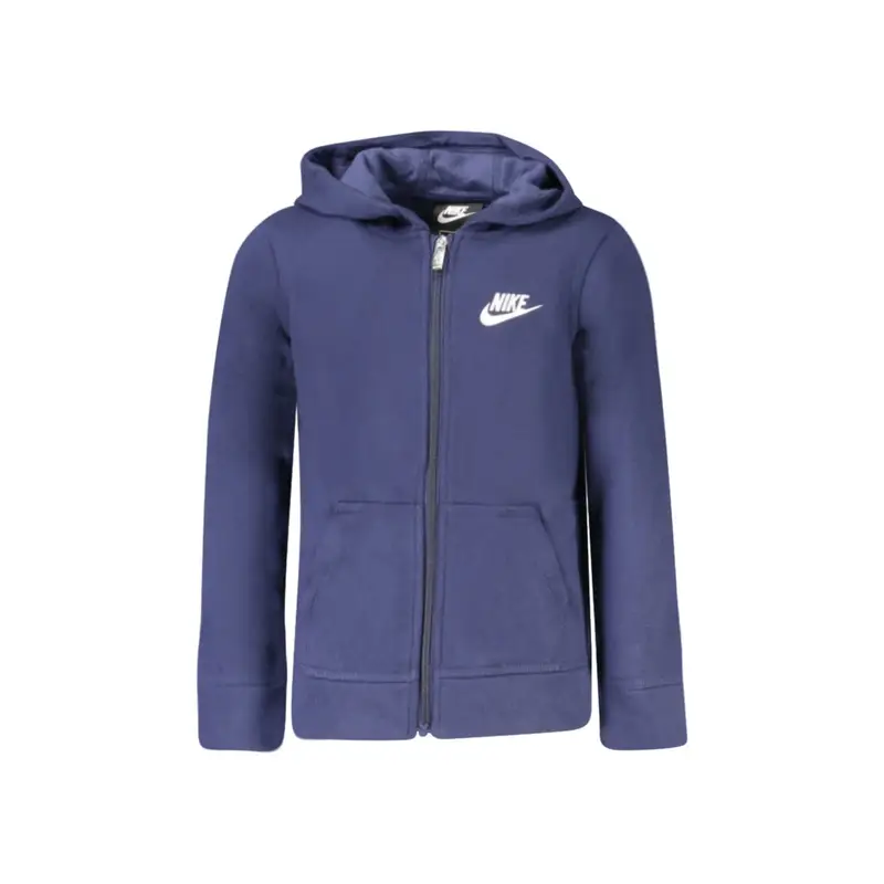 Nike Maglia Unisex Blu con Zip e Ricamo