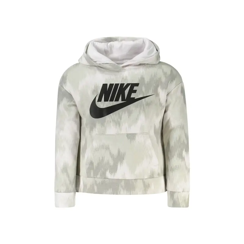 Nike Maglia Maniche Lunghe Unisex Grigia con Stampa Logo