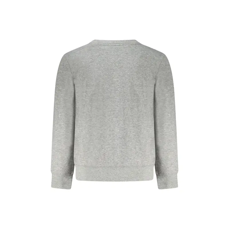 Nike Maglia Maniche Lunghe Unisex Grigia con Stampa Logo miniatura 2