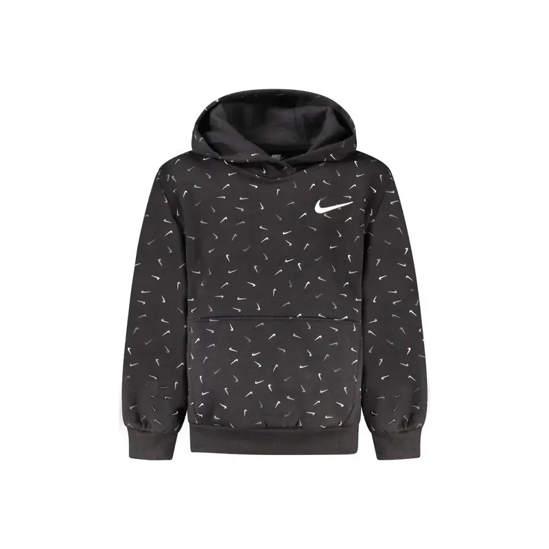 Nike Felpa Maniche Lunghe Unisex Nera con Ricamo