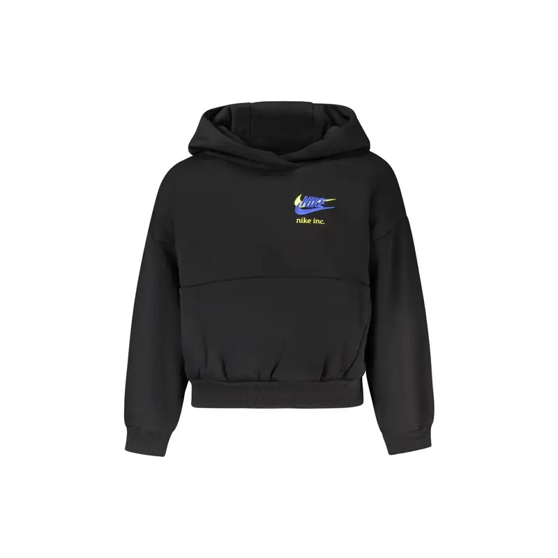 Nike Maglia Maniche Lunghe Unisex Nera con Ricamo