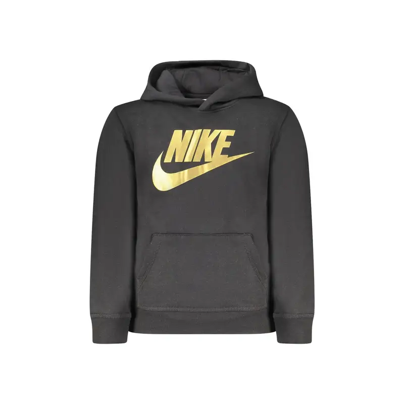 Nike Felpa Maniche Lunghe Unisex Nera con Stampa Logo