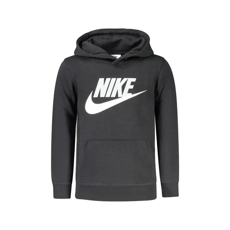 Nike Felpa Maniche Lunghe Unisex Nera con Stampa Logo