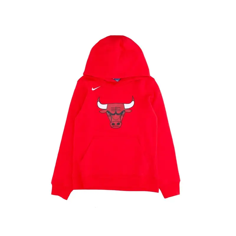 Felpa Nba Flc Essent Bulls Rosso Bianco Bambino XL