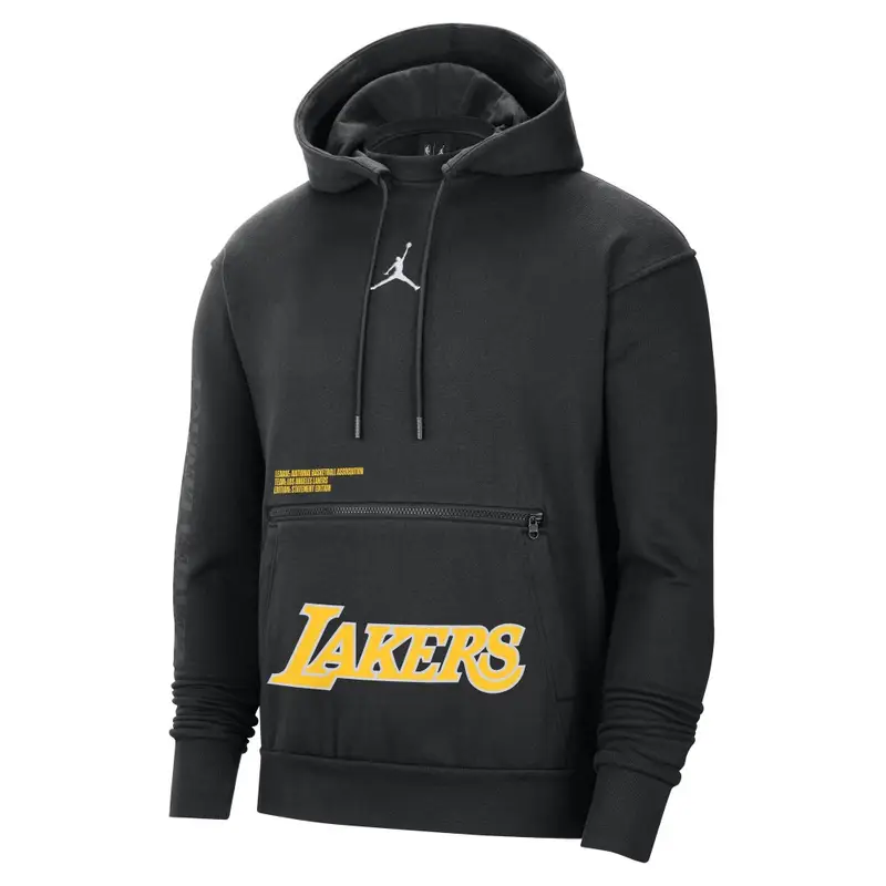 Felpa Nba Lakers Flc Nero Giallo Uomo L