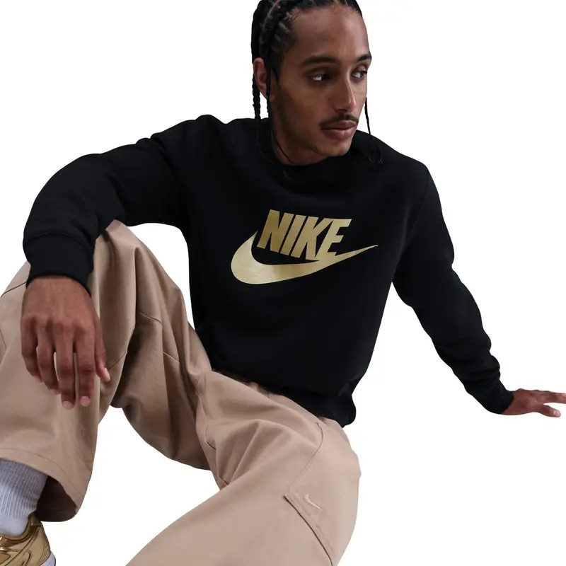 Felpa Nike Club Fleece Noir