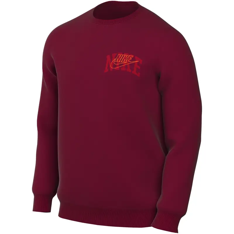 Felpa Nike Club Fleece Rouge