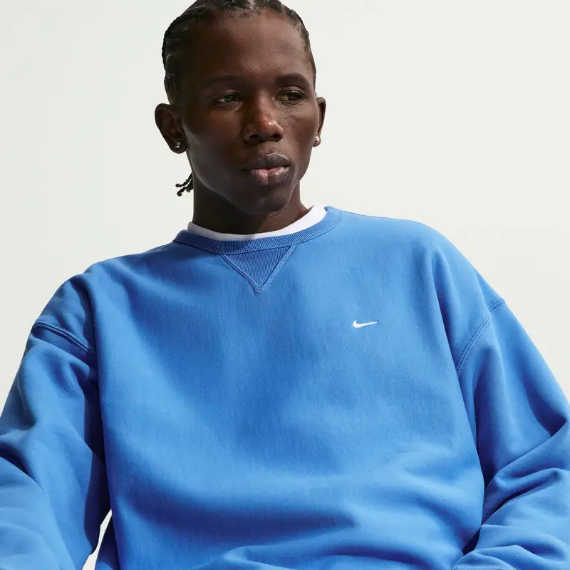 Felpa Nike Life Fleece Bleu