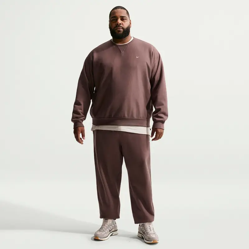 Felpa Nike Life Fleece Marron