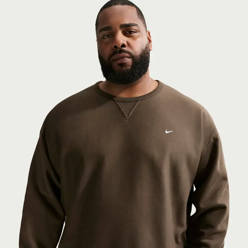 Felpa Nike Solo Swoosh Marron