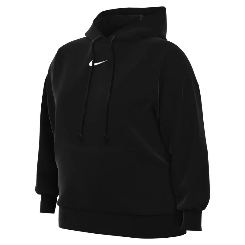 Felpa oversize con cappuccio da donna Nike Phoenix Fleece Noir