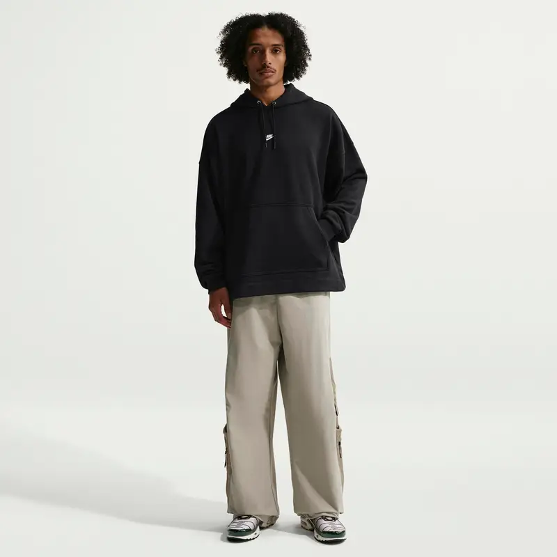 Felpa oversize con cappuccio Nike Club Noir