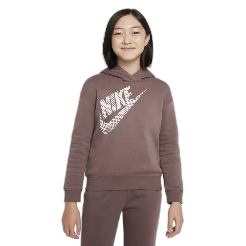 Felpa oversize con cappuccio per ragazze Nike Rose