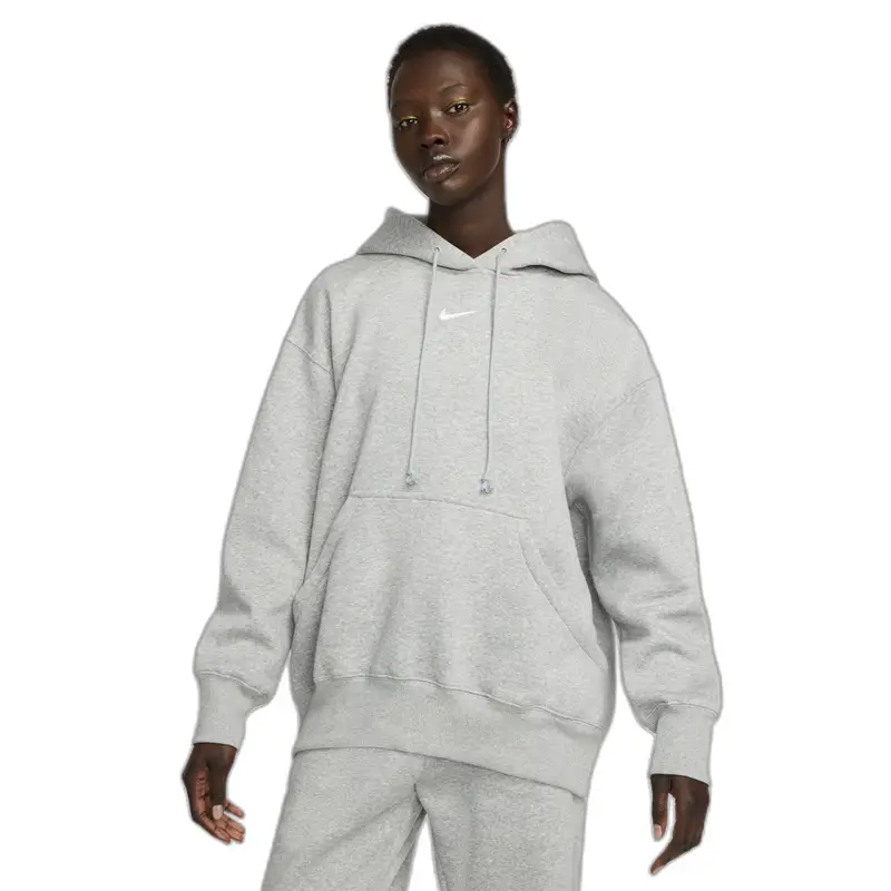 Felpa oversize da donna con cappuccio Nike Phoenix Fleece Gris