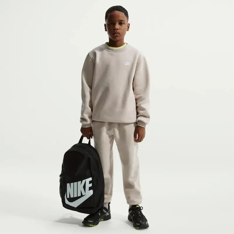 Felpa per bambini Nike Club Fleece Blanc