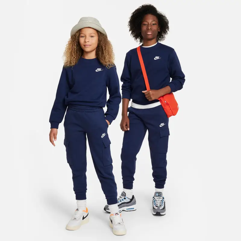 Felpa per bambini Nike Club Fleece Bleu