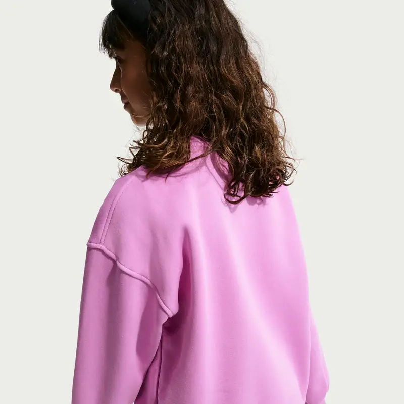 Felpa per bambini Nike Club Fleece Rose