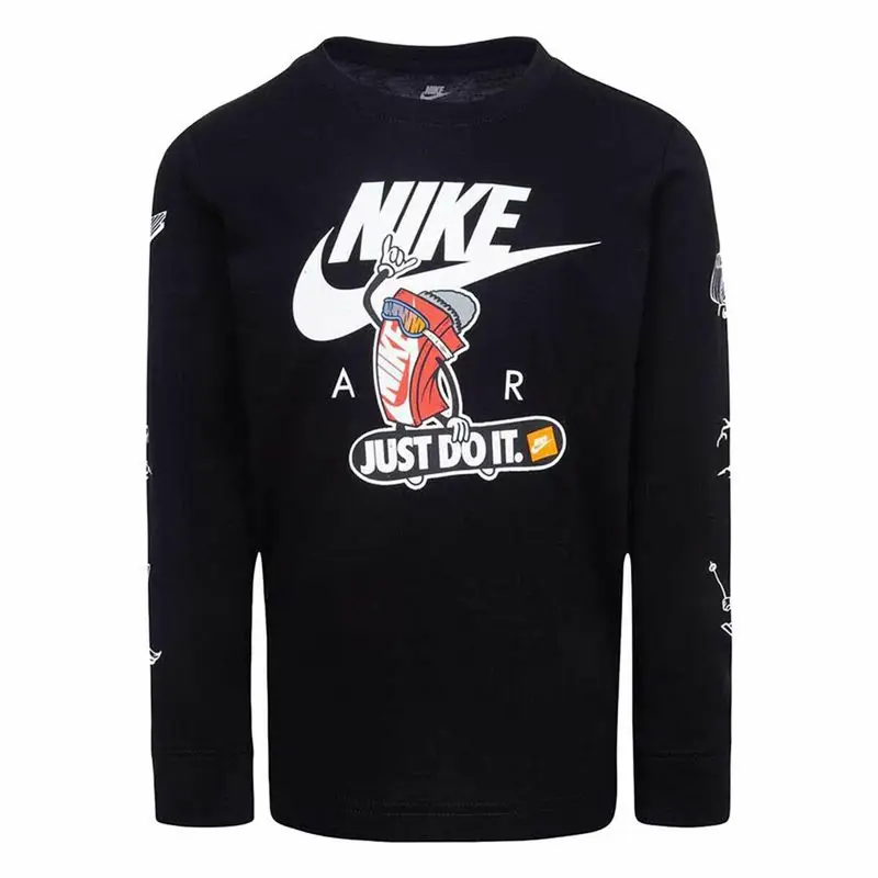 Felpa senza Cappuccio Bambino Nike Snowboarding | Nike Nero
