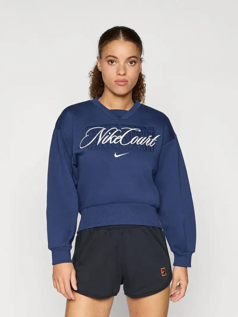 Felpa sportiva CRT navy / bianco miniatura 2