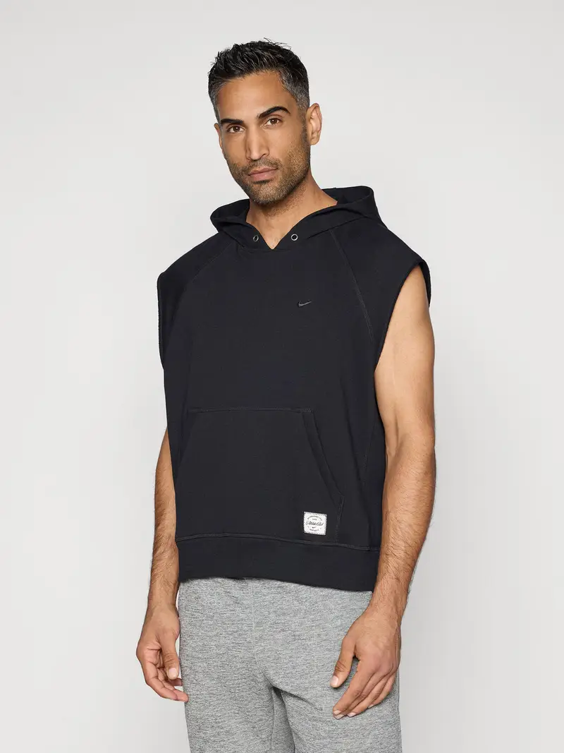 Felpa sportiva nero miniatura 2