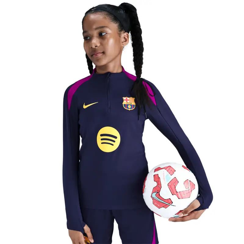 Felpa Third bambino FC Barcelona Strike 2025/26 Violet