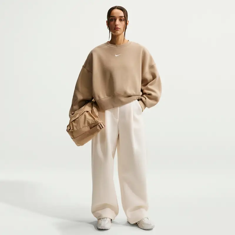 Felpa ultra-oversize donna Nike Sportswear Phoenix Beige