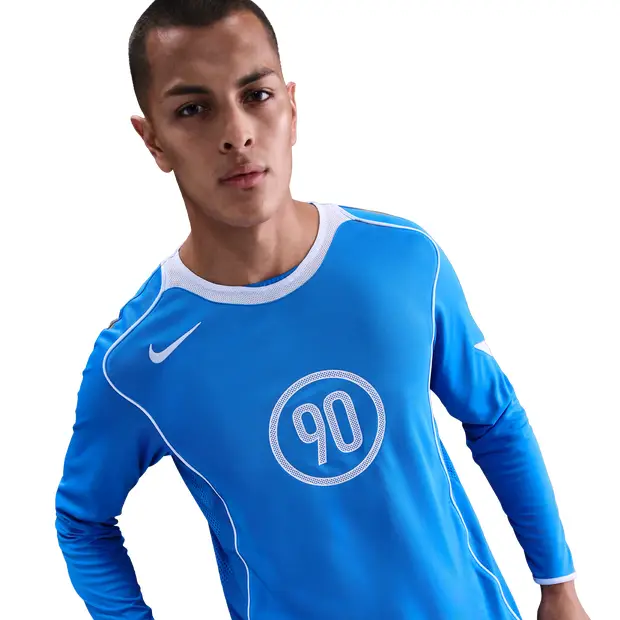 Football Uomo - Magliette Blu - di cotone Blue