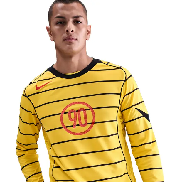 Football Uomo - Magliette Giallo - di cotone Yellow
