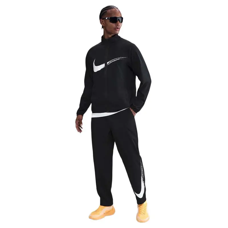 Form Pantaloni Con Polsino Nero Uomo S