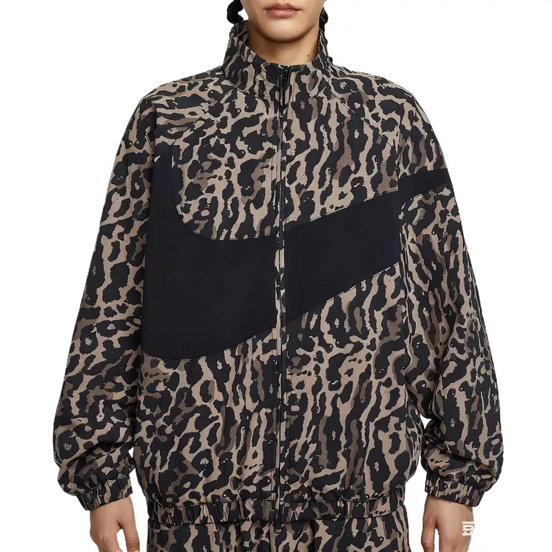 Giacca a maniche lunghe con zip in tessuto Nike Sportswear da donna Giacche Nero IB7264-010 M