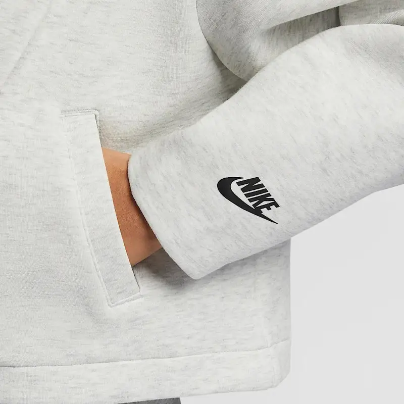 Giacca a maniche lunghe Nike Sportswear Tech Fleece Elegante Versatile Confortevole Donna giacche Bianco HJ0970013 S miniatura 4