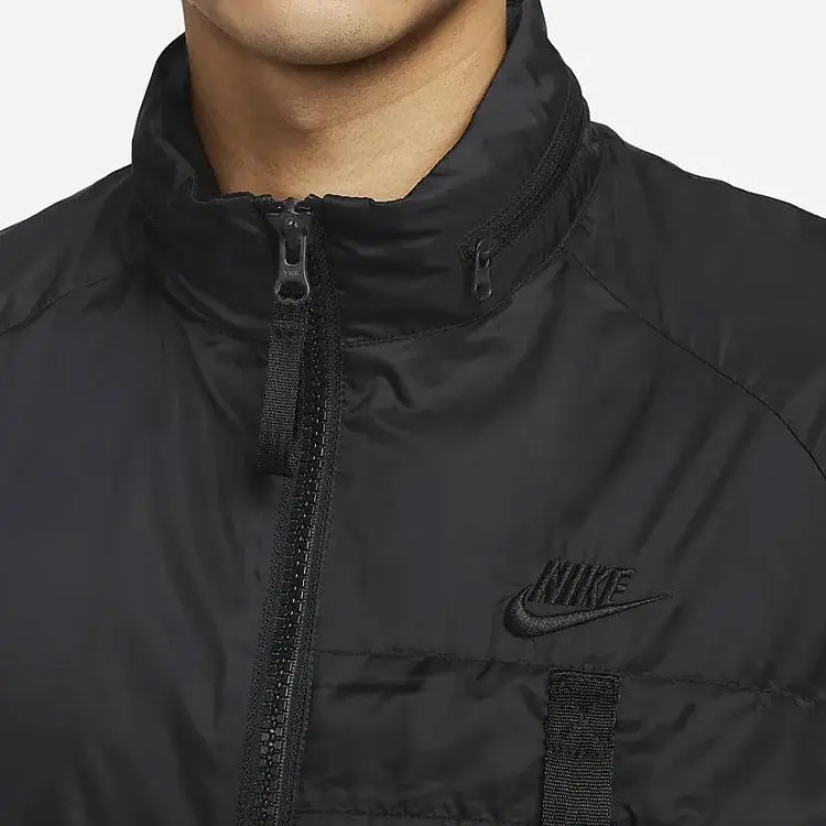 Giacca a maniche lunghe Nike Sportswear Tech Woven con logo a tinta unita Uomo giacche Nero FB7904-010 L miniatura 4
