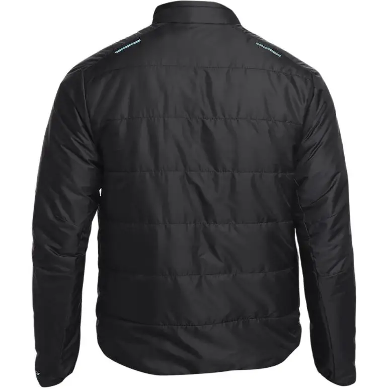 Giacca a Maniche Lunghe Nike Therma-Fit ADV AeroLoft Vestibilità Ampia Tinta Unita con Stampa Logo Collo Alto Uomo Capispalla Nero FB7556-010 M miniatura 2