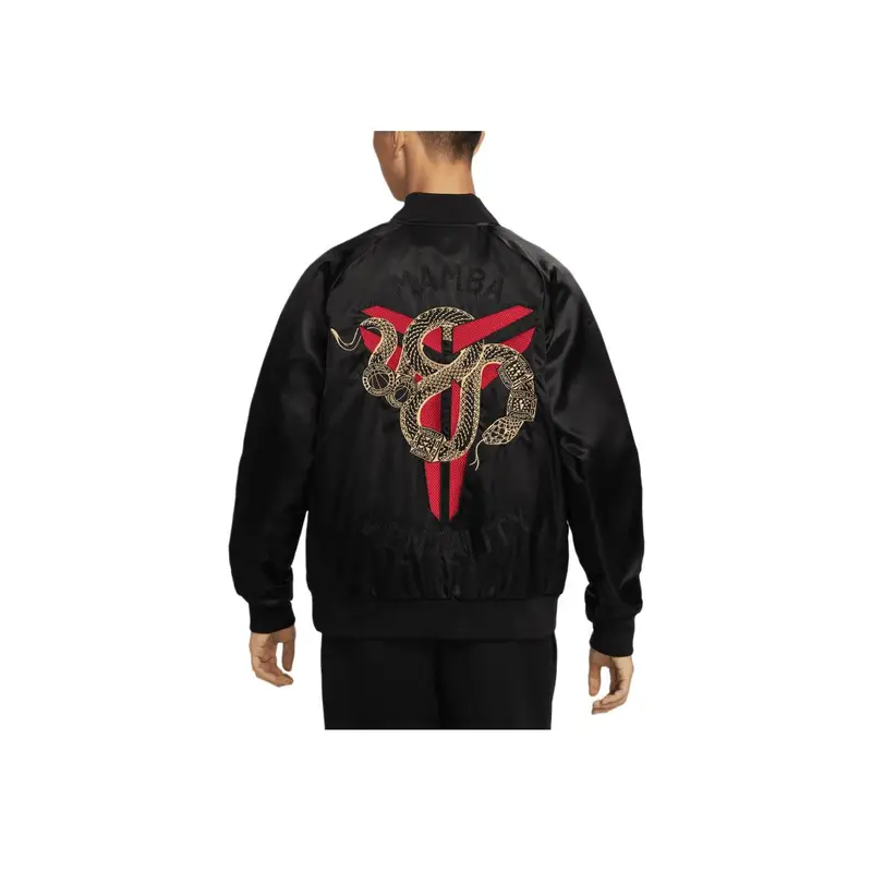 Giacca a maniche lunghe Nike Therma-Fit SS25 Serie Kobe Moda Confortevole Versatile Uomo Giacca Nera HQ4696-010 4XL miniatura 4